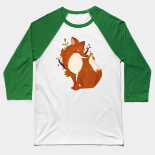 Autumn Fox Baseball T-Shirt